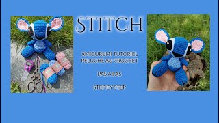 Amigurumi Stitch peluche au crochet Tutoriel pas à pas [upl. by Shiau]