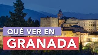 Qué ver en Granada  10 Lugares imprescindibles 🇪🇸 [upl. by Jannery]