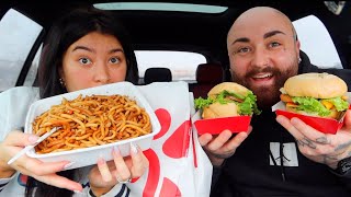 ChickfilA amp Noodles Car MUKBANG  We Cant Stop Arguing [upl. by Sidman]