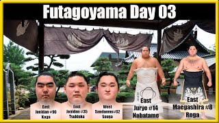 Grand Sumo Day 03 Futagoyama Beya Nov2024 Koga Tsukioka Souga [upl. by Sudbury22]