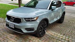 2018 Volvo XC40  Volvo On Cars App  Remote Start [upl. by Ahsaele]