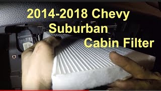 How to change Cabin Filter on 2014 Chevrolet Suburban [upl. by Emily]