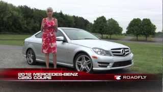 2012 MercedesBenz C250 Coupe Test Drive amp Car Review with Emme Hall by RoadflyTV [upl. by Etnwahs443]