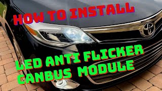 How to Fix Flickering LED DRL with CANBUS Module  Anti Flicker Error Free [upl. by Pollyanna]