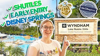 What to Expect When Staying at the Wyndham Lake Buena Vista at Disney World Full Hotel Tour [upl. by Annalee418]