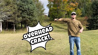 Overhead Crack Whip Crack Tutorial [upl. by Alleciram]