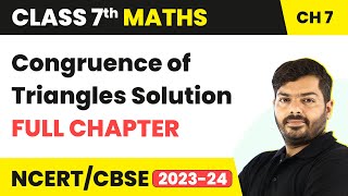 Class 7 Maths Chapter 7  Congruence of Triangles Full Chapter RD Sharma Solution [upl. by Nodnyl]