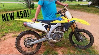 HIS NEW 2018 RMZ450 [upl. by Valer857]