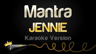 JENNIE  Mantra Karaoke Version [upl. by Barth]