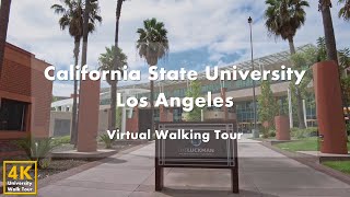 California State University Los Angeles  Virtual Walking Tour 4k 60fps [upl. by Elconin]