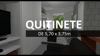 PROJETO DE QUITINETE DE 570x375m [upl. by Moyra417]