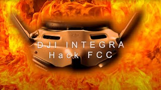 DJI INTEGRA O3 HACK FCC [upl. by Ibbetson]