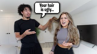 Telling My Girlfriend That I Dont Like Her New Hair PRANK [upl. by Ralaigh]