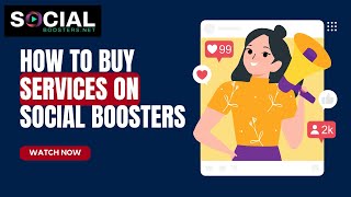 How To Buy Services on Social Boosters Step by Step Guide [upl. by Ayotyal430]