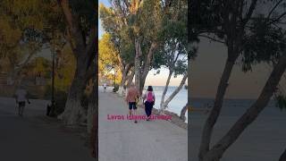 Greece Leros island summer walk sea warm travel youtubeshorts greece [upl. by Hammond]