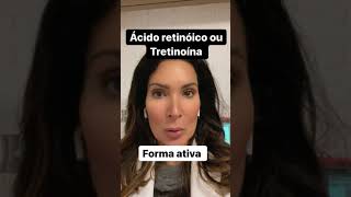 Retinol ou ácido retinóico Qual o melhor  Shorts [upl. by Aralomo]