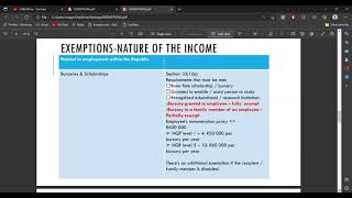 Exempt income [upl. by Elvie]