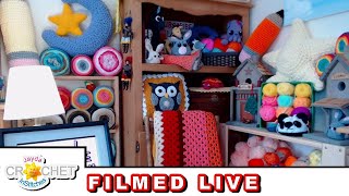 Creating a Cozy Crochet Nook  The InStitches Family Crochet Party  Ep 15  Sept 10 2018 [upl. by Hebner757]