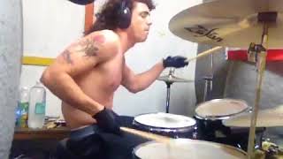 Shoot To Thrill Live at River Plate ACDC drum cover [upl. by Fleisher974]