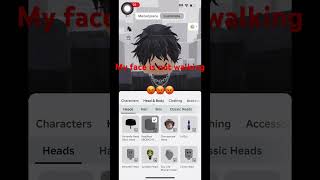 roblox funny robloxshorts my face is not working 😡￼ [upl. by Ardnasxela]