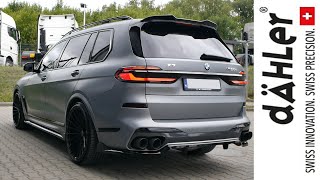 BMW X7 M60i G07  Wydech dÄHLer Stage 3 Quad Exhaust  Wydechowepl [upl. by Nnaharas63]