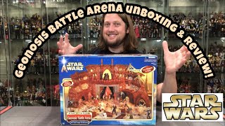 Geonosis Star Wars Battle Arena Unboxing amp Review [upl. by Kravits]