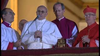 Pope Francis first address [upl. by Idolem]