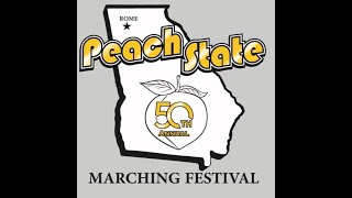 Hebron Christian Academy Marching Band Peach State 2023 [upl. by Plunkett530]