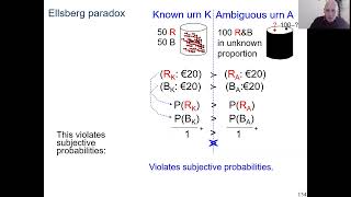 609 slides 154156 Sec101 Ellsberg Paradox for ambiguity aversion 6mins [upl. by Eilyah]