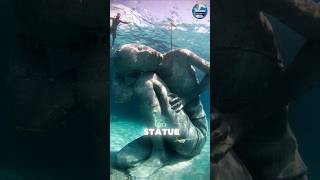 The Giant statue quotOcean Atlasquot Bahamas shorts history [upl. by Dloniger]