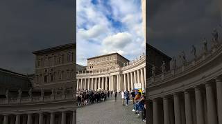 Busy Sunday St Peters basilica vatican vaticancity [upl. by Clance502]