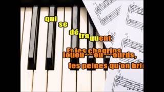 MAURANE  SUR UN PRELUDE DE BACH  KARAOKE VOIX [upl. by Friedland312]