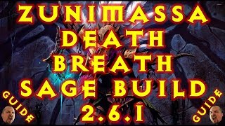 Diablo 3 WD Zunimassa Sage Death Breath Speed T13 Build 261 [upl. by Ches]