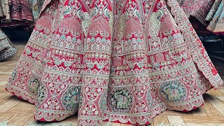 Bridal lehenga collection in Chandni Chowk  Bridal lehenga Design  Worldwide Shipping [upl. by Watson]