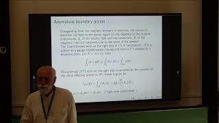 Chiral Anomaly Topological Field Theory and Topological States of Matters JFrohlich ETH Zurich [upl. by Noswal]