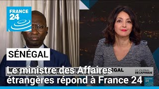 Ismaïla Madior Fall ministre des Affaires étrangères du Sénégal répond aux questions de France 24 [upl. by Geraint]