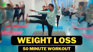 Full Body Weight Loss Video  50 Minute Workout  Zumba Fitness With Unique Beats  Vivek Sir [upl. by Haek24]