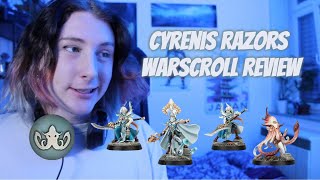 Cyrenis Razors Warscroll review for the new Underworlds Edition [upl. by Burrill]