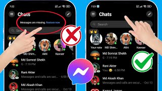 How to Fix Messenger Missing Chat History Sync Now Option Not Showing Problem Solve 2024 [upl. by Enoval]