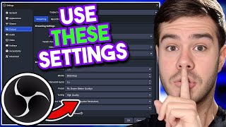 Best OBS Studio Settings for RECORDING in 2024 For Beginners [upl. by Russi816]