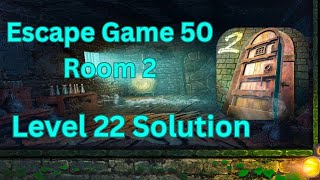 Escape Game 50 Rooms 2 Level 22 Solution [upl. by Ahsata]