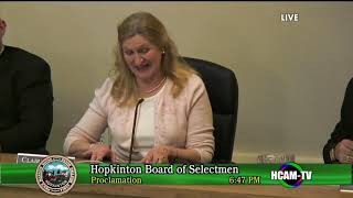 Board of Selectmen Meeting April 9 2019 [upl. by Issie]