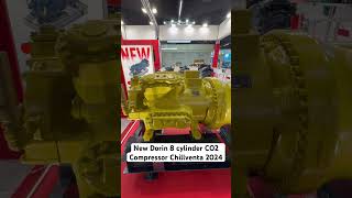 New Dorin CO2 Compressor 8 cylinders 750 HP chillventa2024 gonatrefs [upl. by Dalohcin480]