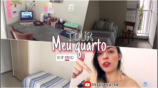 TOUR PELO MEU QUARTO NA MORADIA DA UFMG [upl. by Demp82]