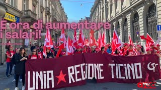 Manifestazione per i salari del 21 settembre 2024 [upl. by Nettirb930]