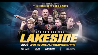 WDF World Darts Championship Live Session 1 2 10 December 2023 [upl. by Amasa174]