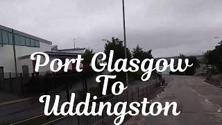 Road Views of Britain Port Glasgow to Uddingston Scotland [upl. by Loftus]