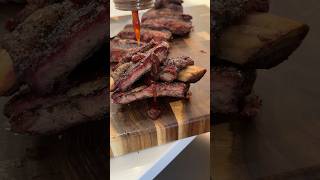 BBQ Beef Back Ribs On The Pit Boss bbq foodshorts [upl. by Lorry]