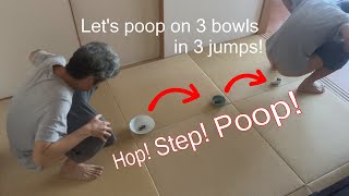 Hop Step Poop acrobatic pooping long ver [upl. by Nallid600]