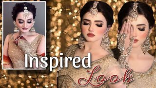 Model makeup Aiman khan Inspired makeup Bridal makeup [upl. by Aioj]